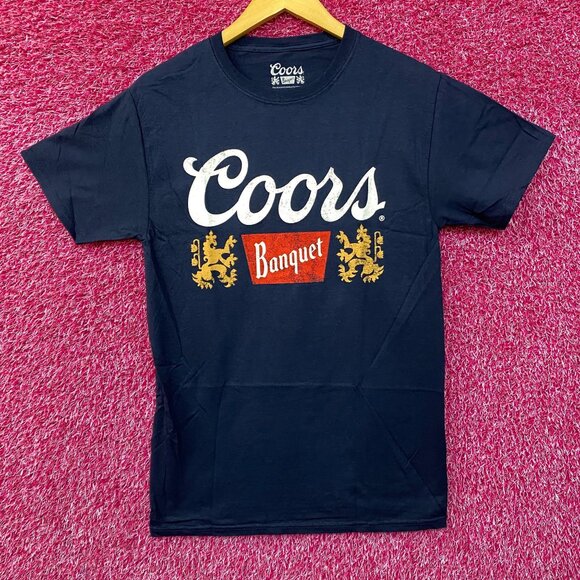 Coors Banquet Logo Coors Promo T-Shirt Small - Picture 1 of 4